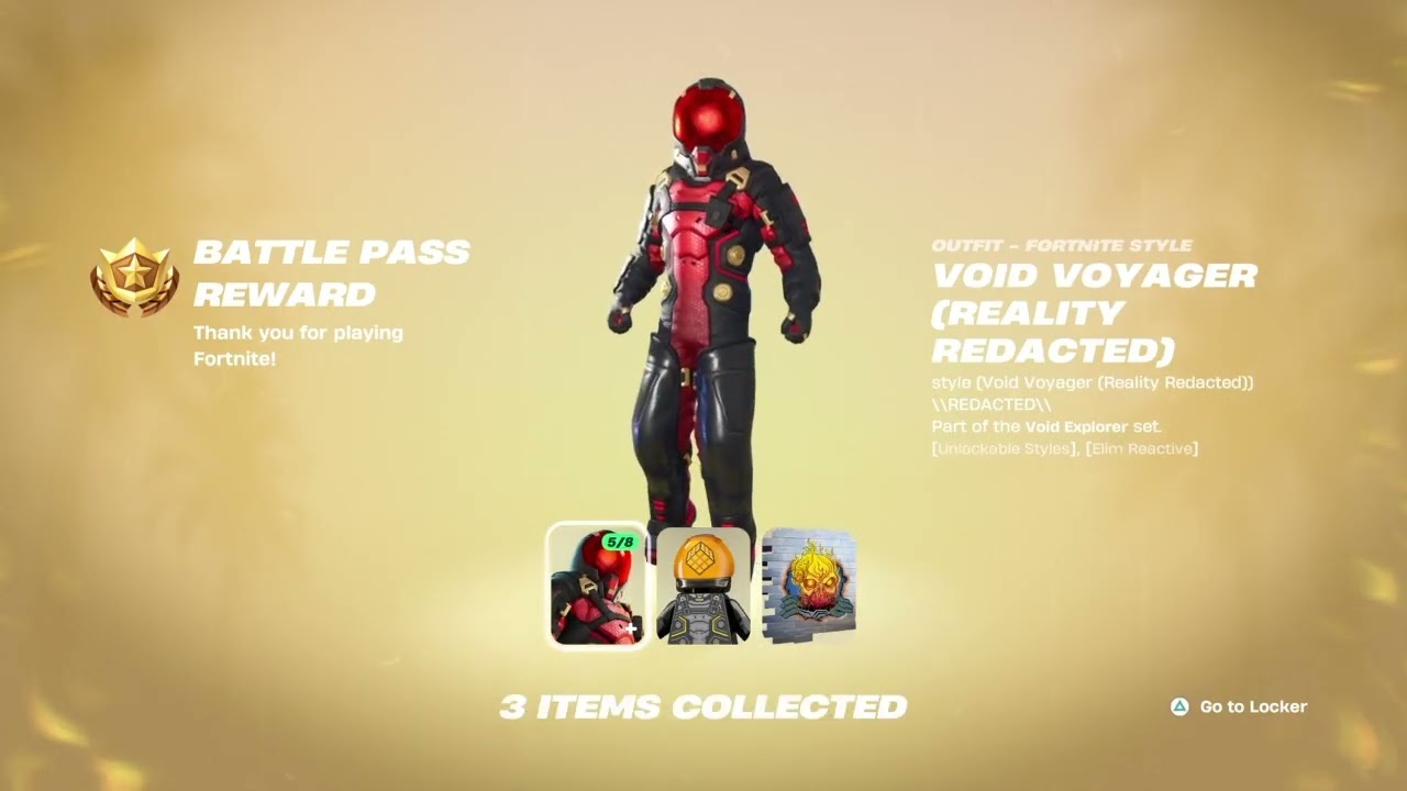 Chapter 7 Season 1 Battle Pass Bonus Rewards Part 5