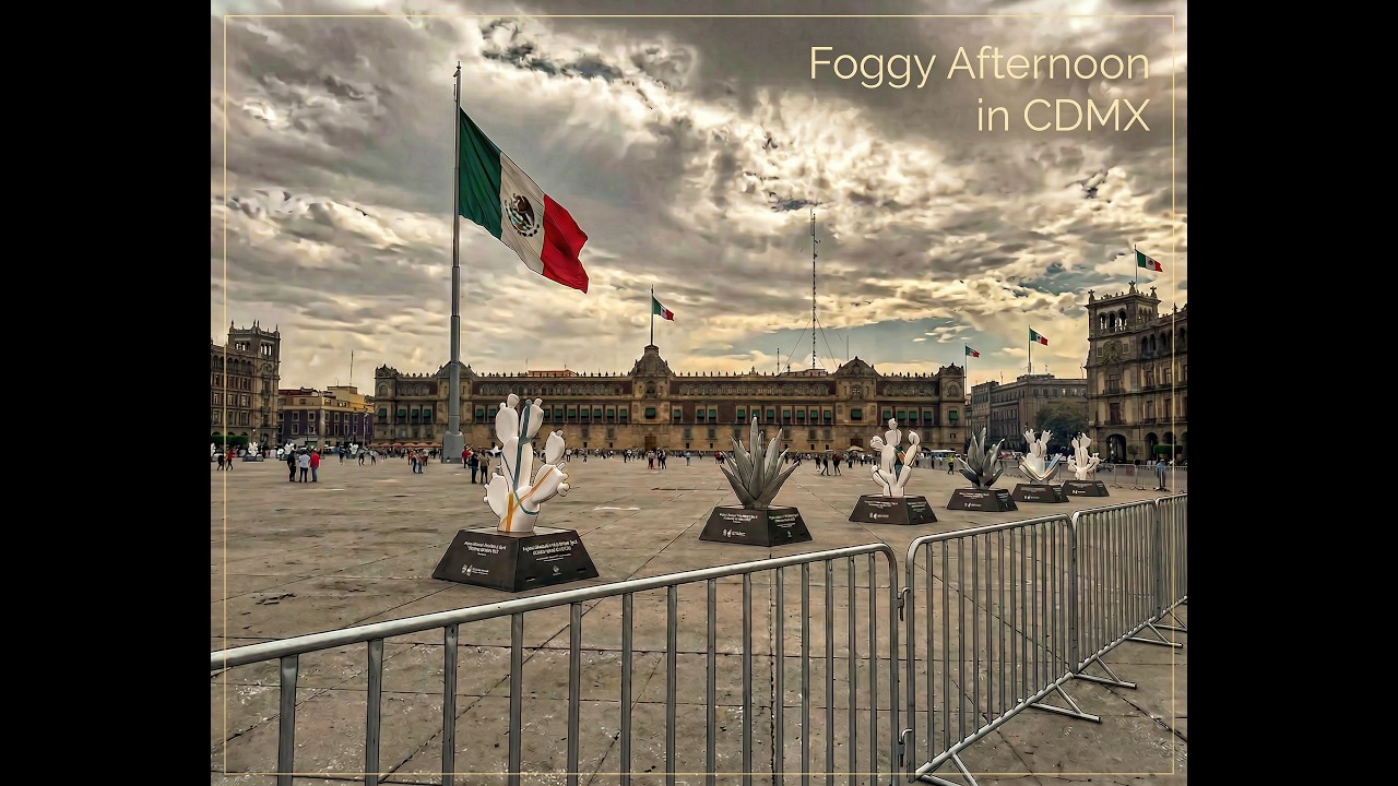 Deep Focus LoFi - Mexico City Ambient Cumbia Beats (Cloudy/Foggy)