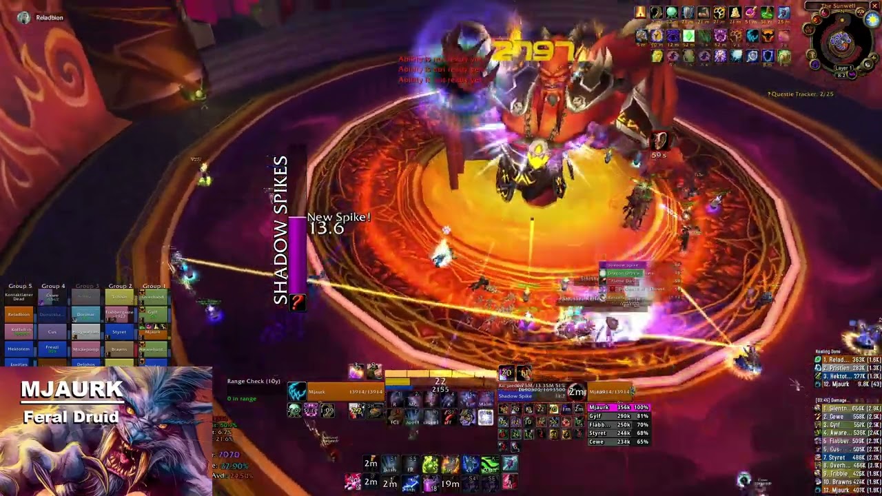 Mjaurk - Feral Cat tank vs kil'jaeden