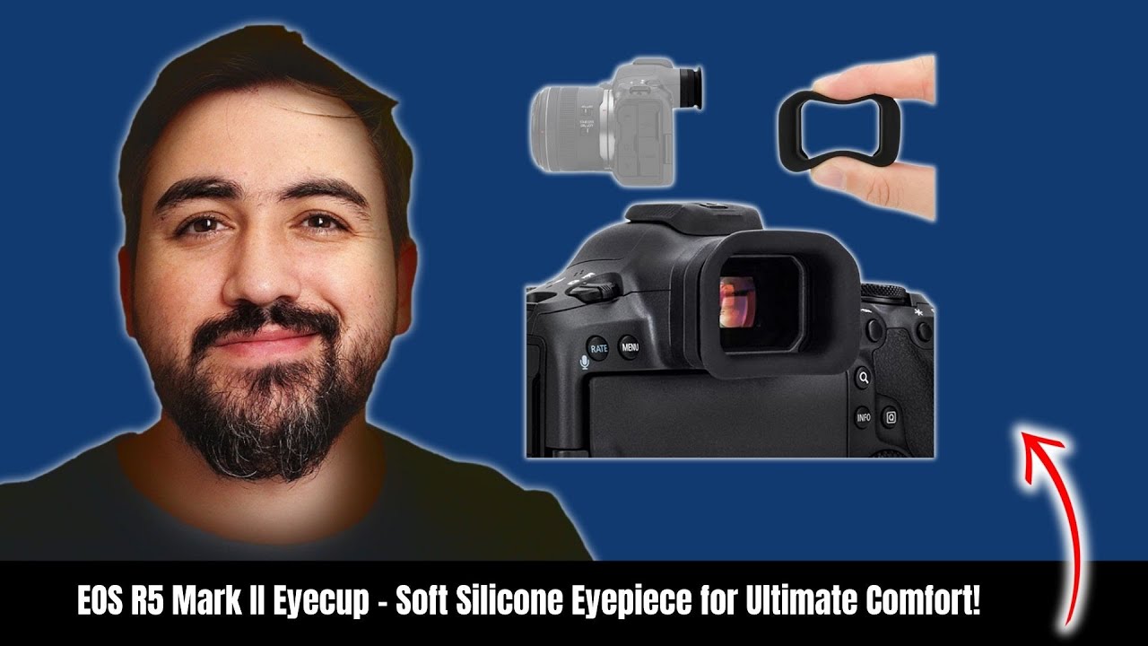 EOS R5 Mark II Eyecup &ndash; Soft Silicone Eyepiece for Ultimate Comfort