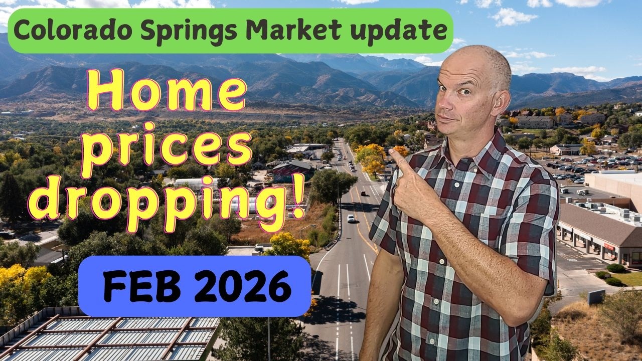 February 2026 Colorado Springs market update. Home prices are dropping!