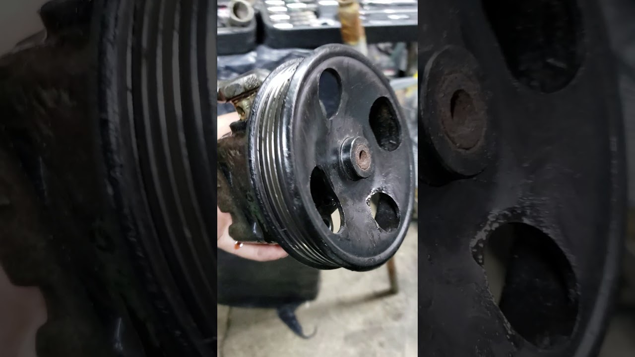 Changing power steering pump on 2005 Infiniti fx35