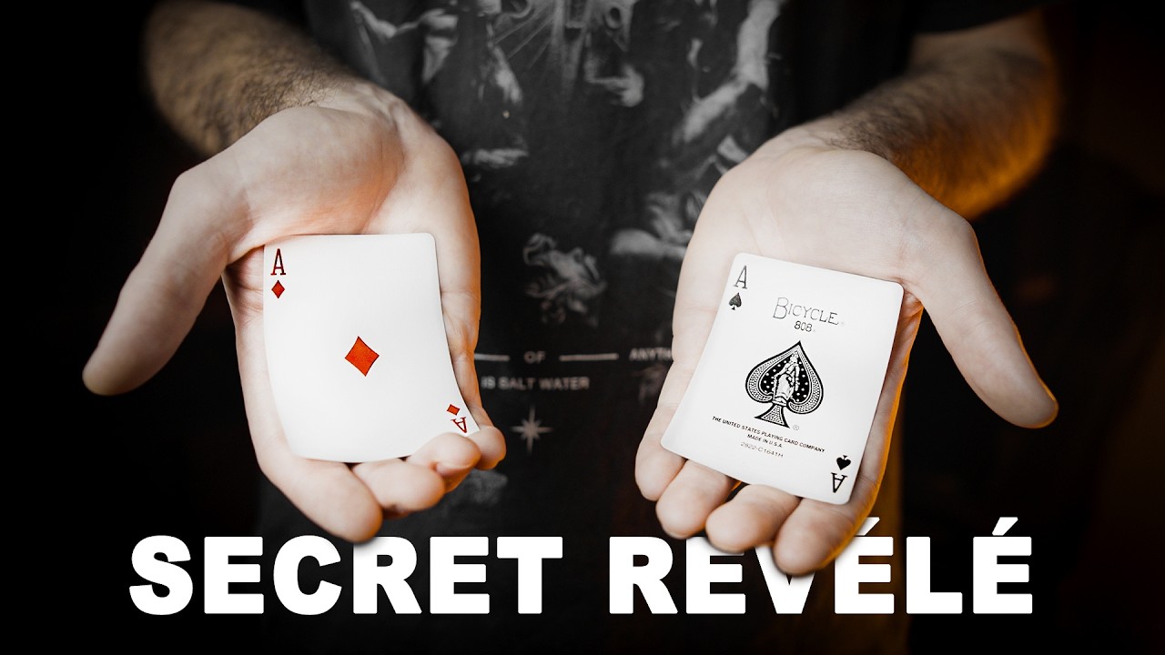 Comment cacher des cartes dans ses mains... (Tuto facile)