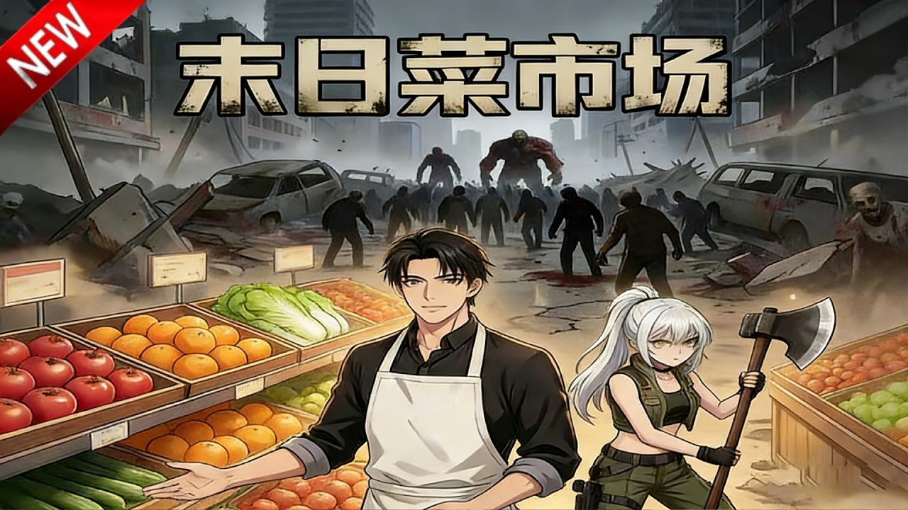 💥【新番上线】末世菜场大佬，蔬菜换国宝！绝对防御碾压尸潮，垄断末世爽翻天！《末日菜市场》全集 Multi SUB #热血 #漫剧 #动漫魔女