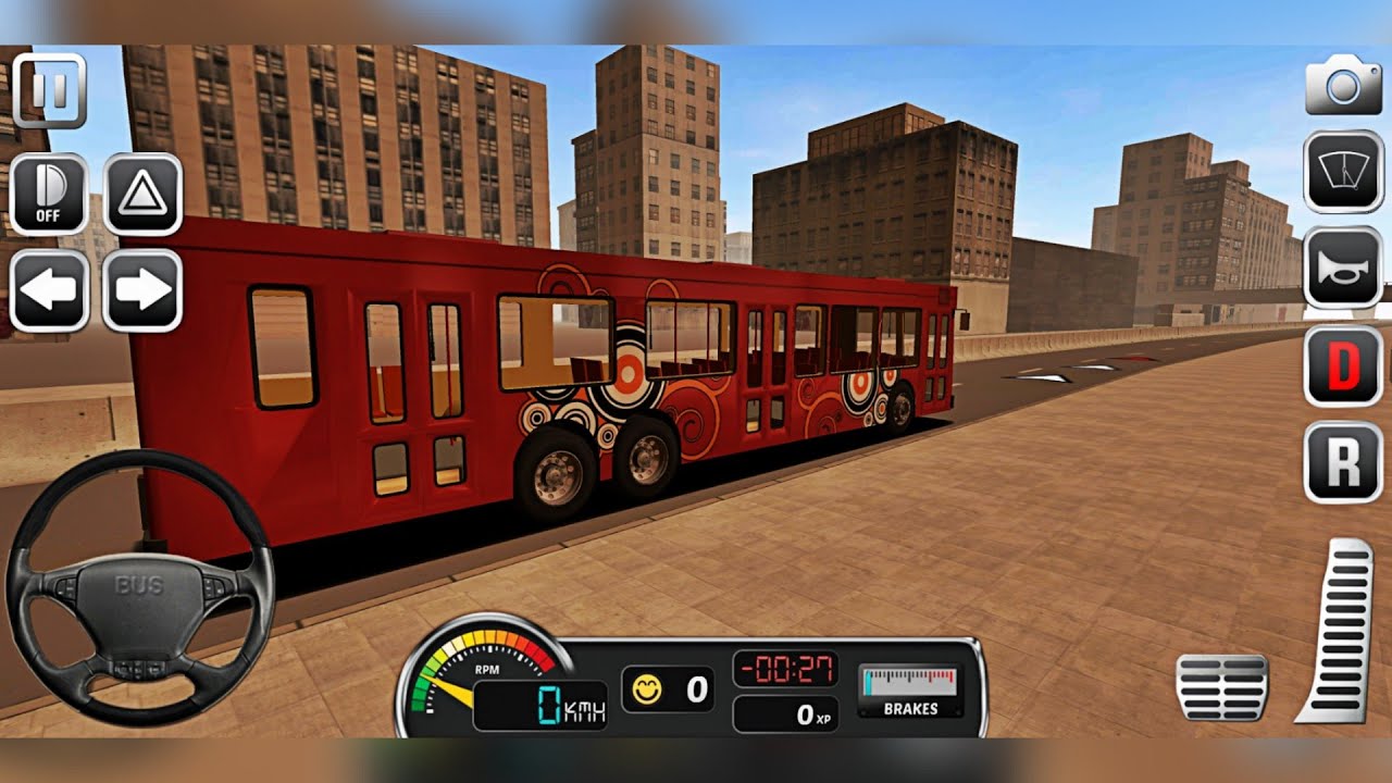 Bus Simulator 2015 !!! Bus Driving in Rio de janeiro City #4 | Android GamePlay