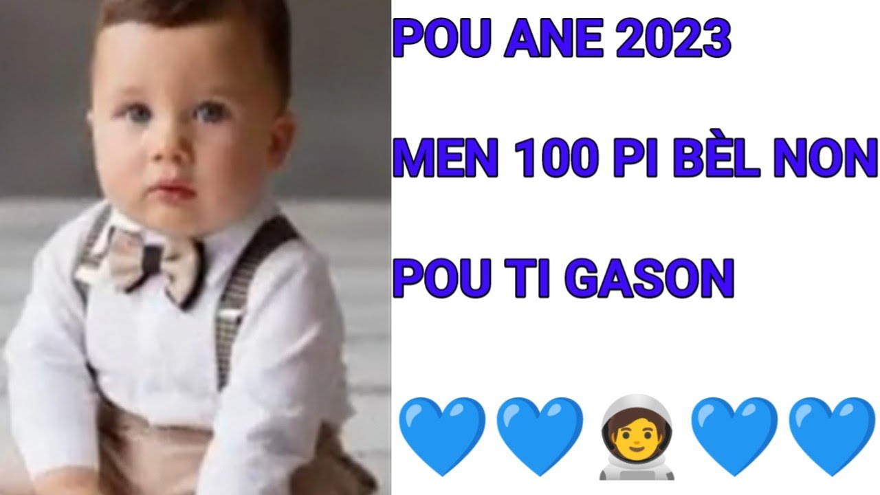 MEN 100 PI BÈL NON POU TI GASON