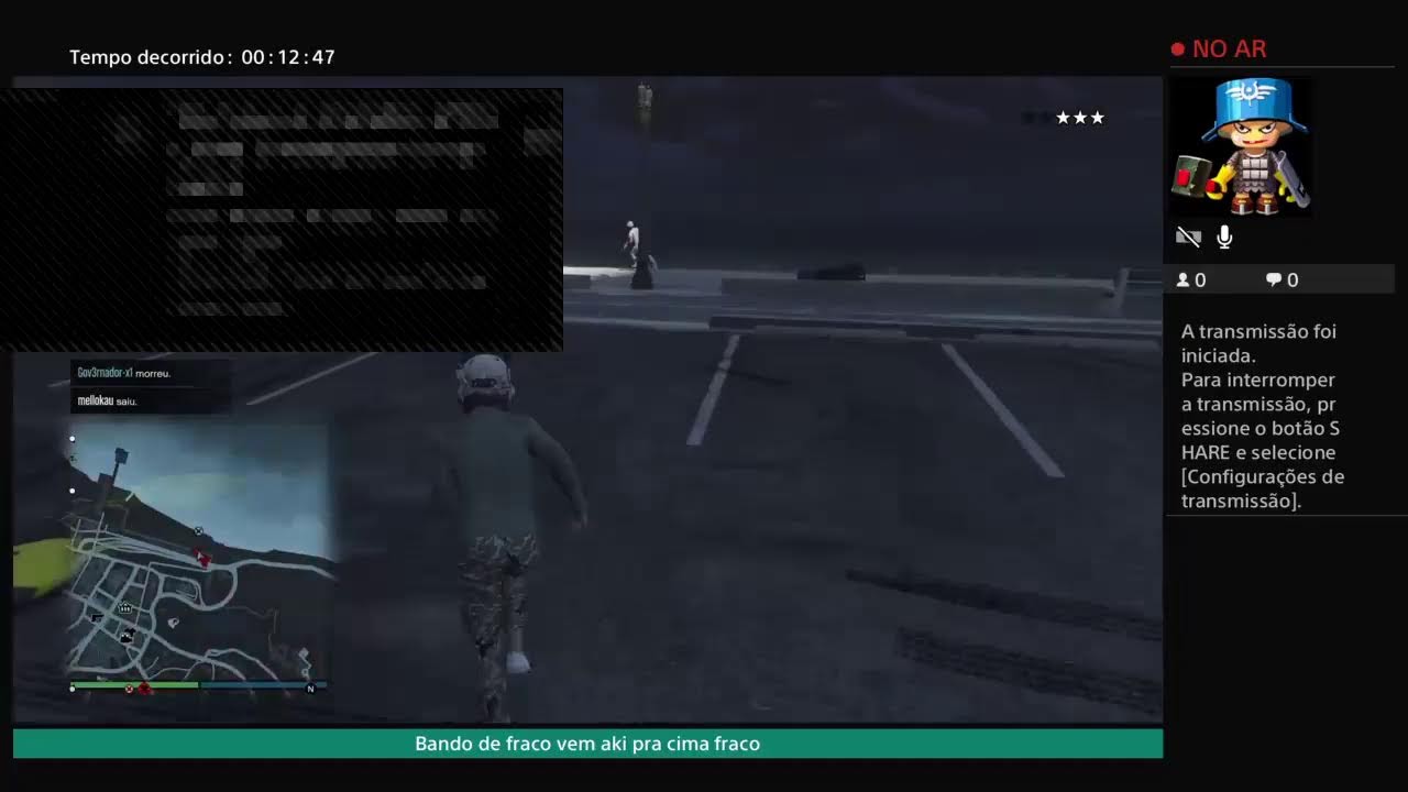 Transmiss&atilde;o ao vivo do PS4 de D4RK_SL4Y3R_PDZR