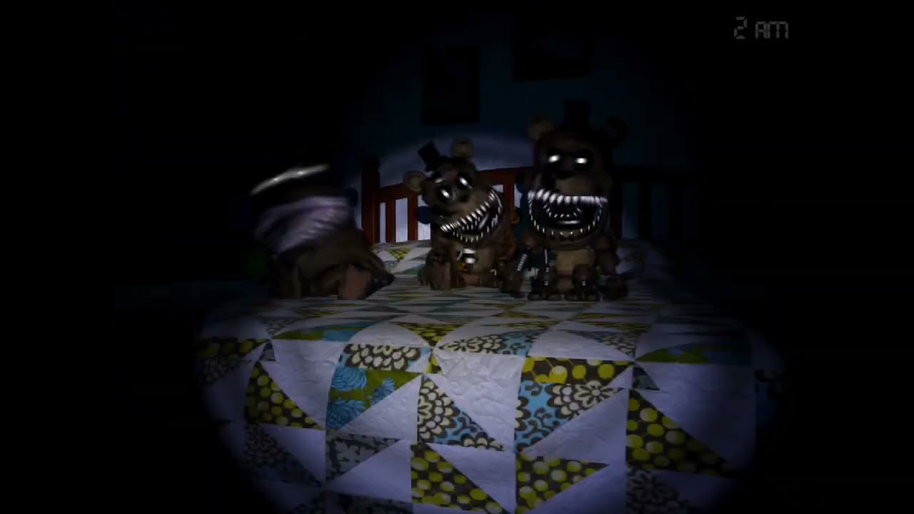 FNaF 4 - Mad Freddy + Insta Foxy Complete With Funny Aeez Strat