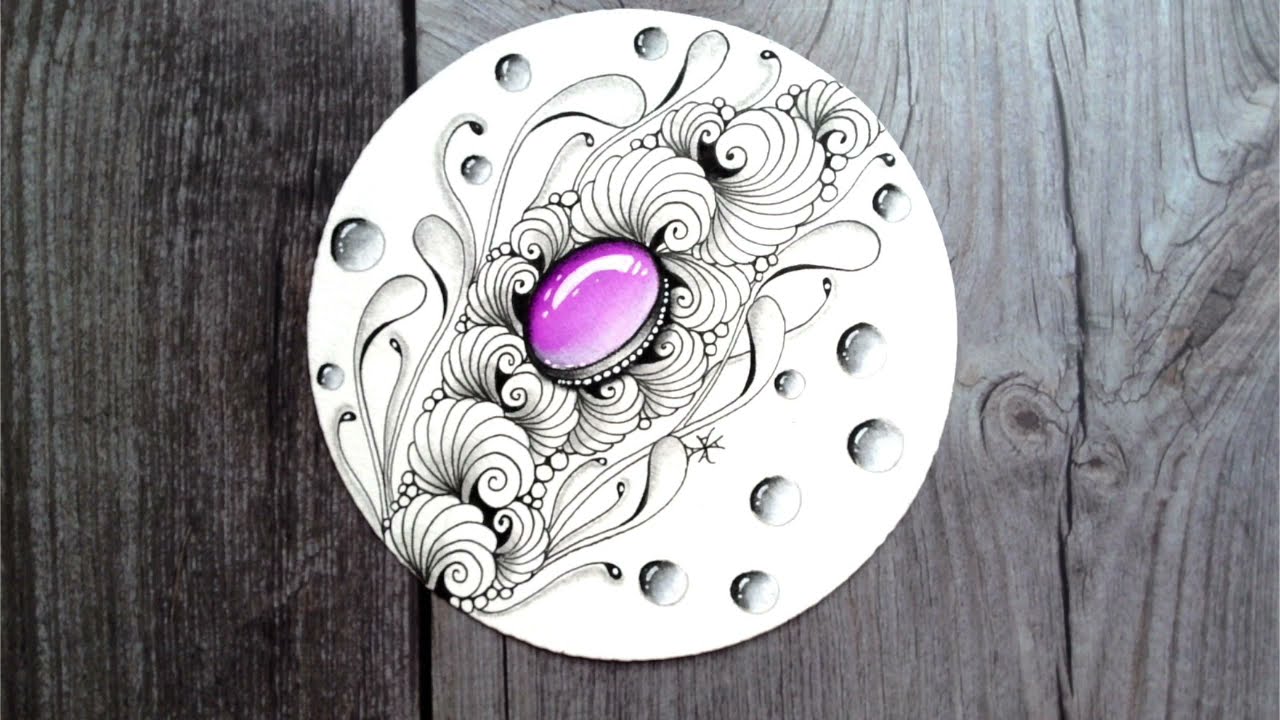 How to draw Zentangle Vol.20