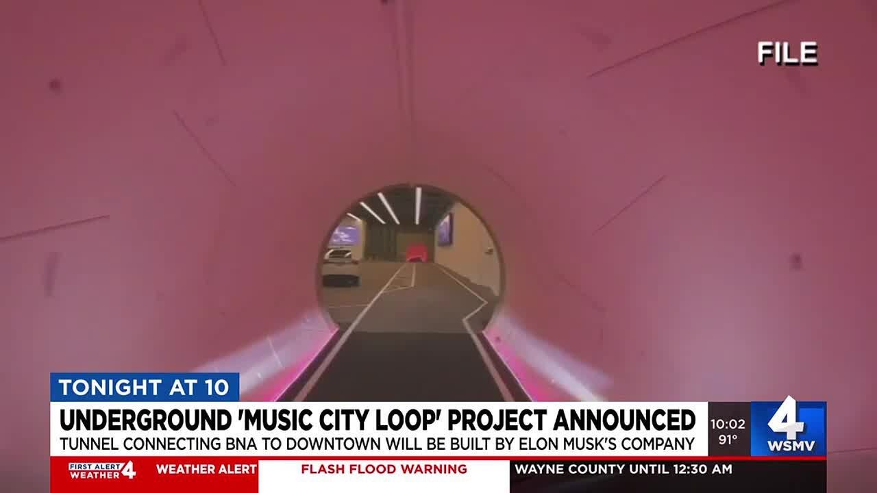 Underground 'Music City Loop' project announced