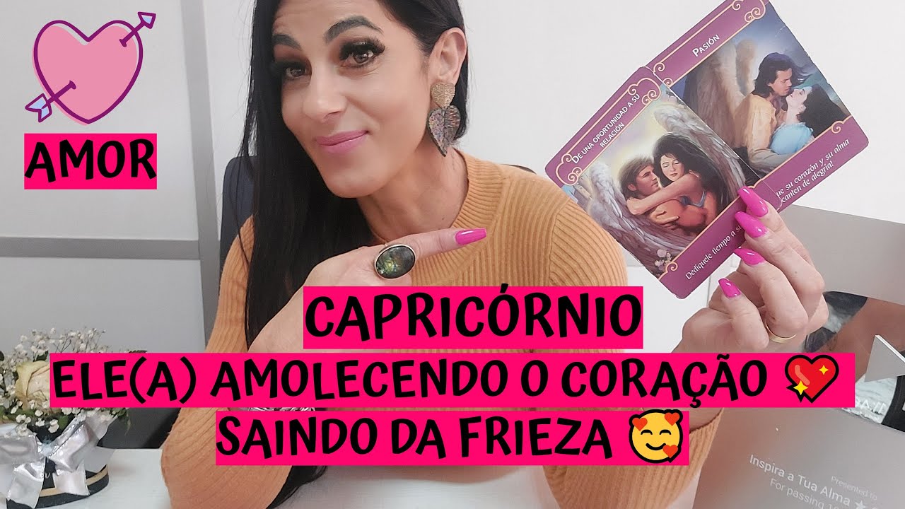 CAPRICÓRNIO ♑️ AMOR 💖 ELE(A) AMOLECENDO O CORAÇÃO 💖 SAINDO DA FRIEZA 🥰
