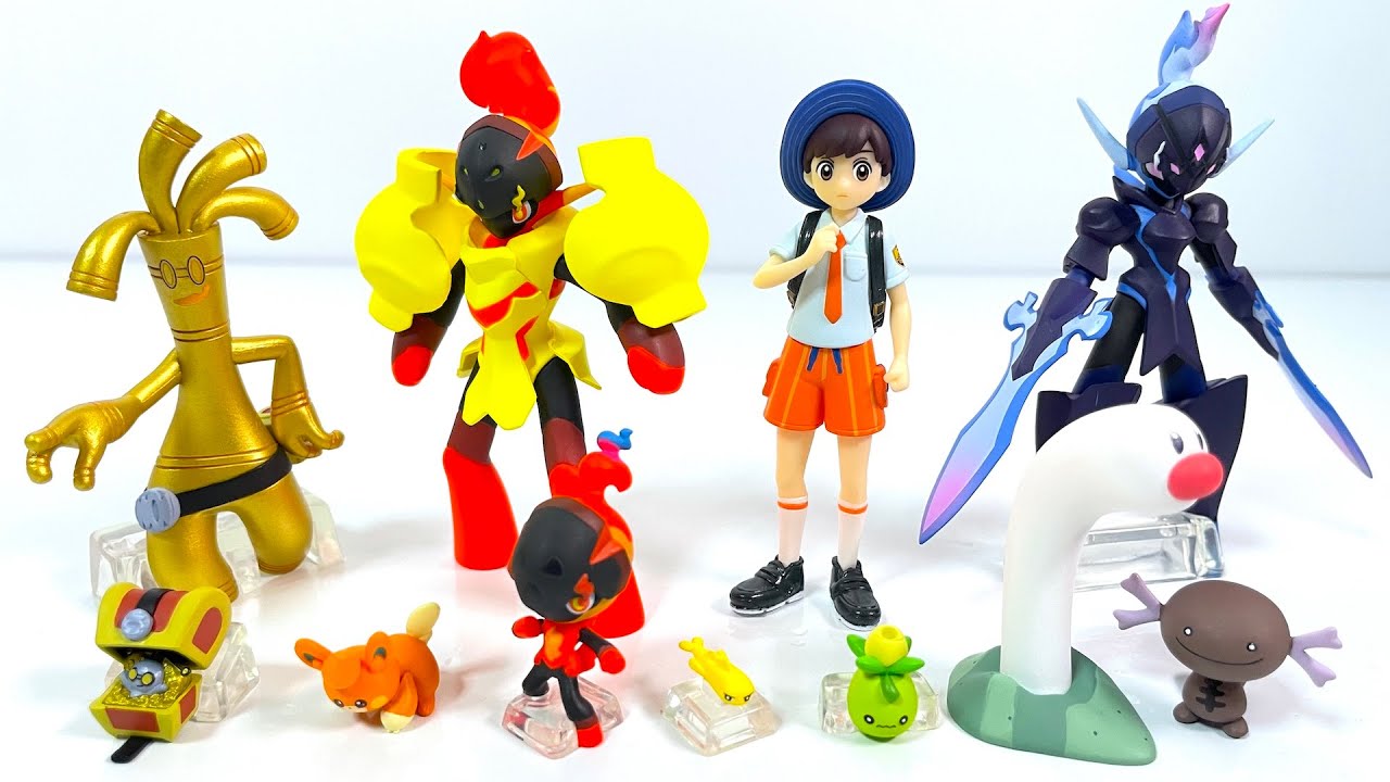 ポケモンスケールワールド パルデア地方２セット 開封 Pokemon scale world Paldea Region 2 Figure 食玩 Japanese candy toys