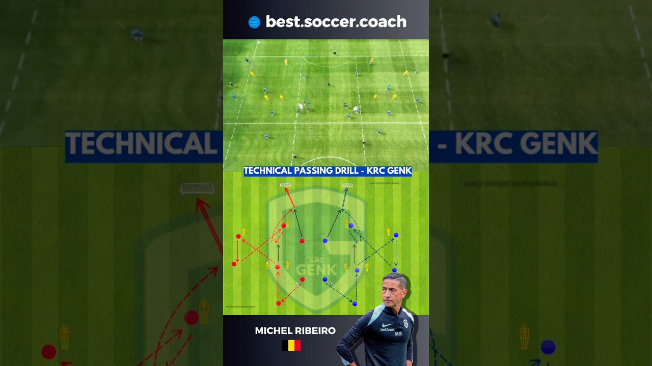 Unlock Your Game: Michel Ribeiro&rsquo;s🇧🇪 Technical Passing Drill at KRC Genk! (2024)
