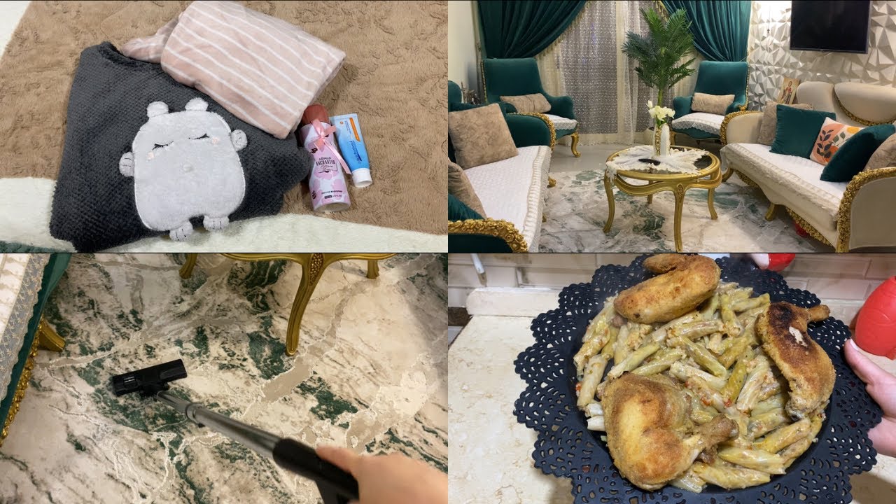 روتين يوم شتوي 🏡عملت اللي لازم يتعمل ودفتهم وختمت بسهره صغنونه ❤️