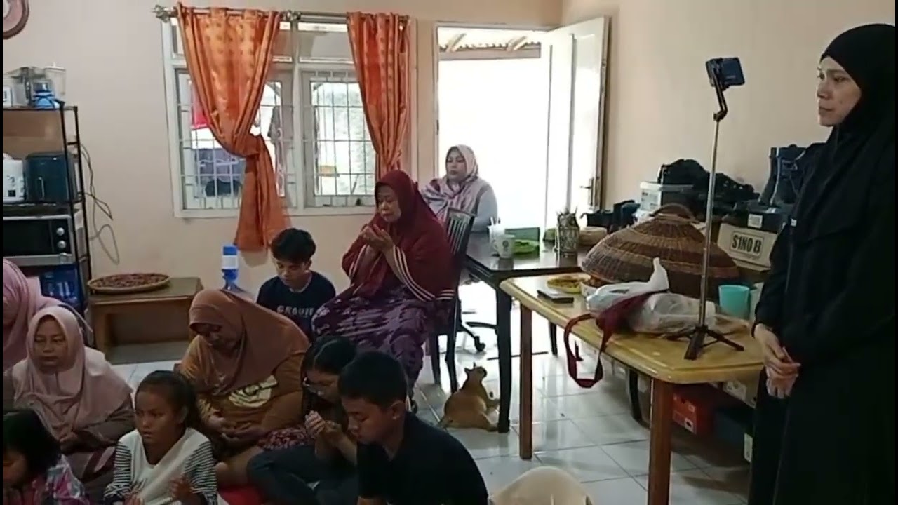 Acara syukuran keberangkatan kel biyen ke AS