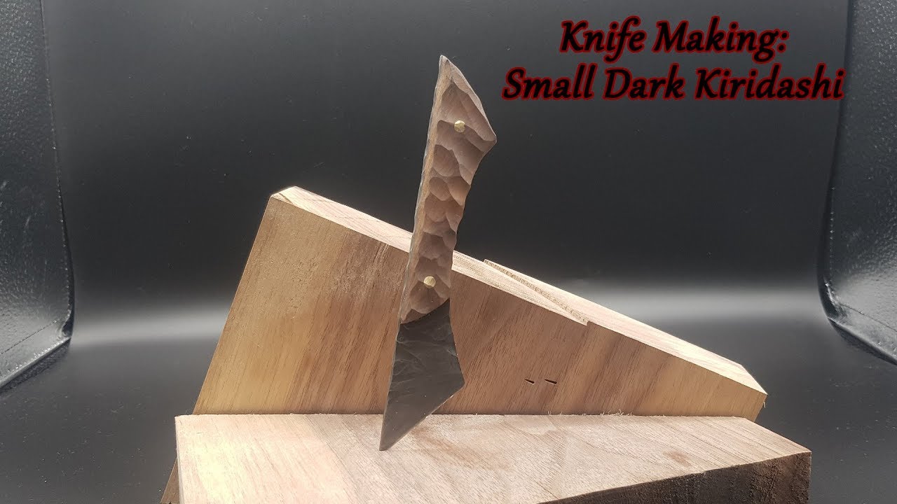 DIY | Knife Making | Small Dark Kiridashi | Messerbau