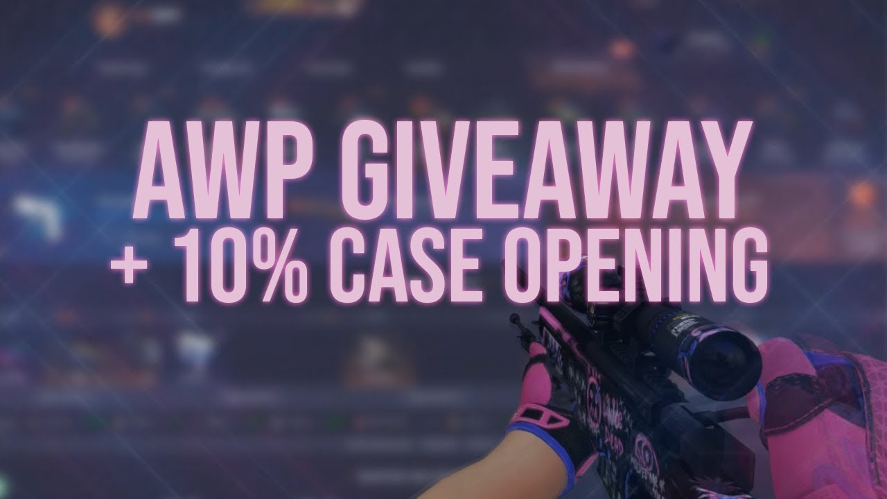 CSGO GIVEAWAY + 10% DREAM AWP/KNIFE CASE OPENING!
