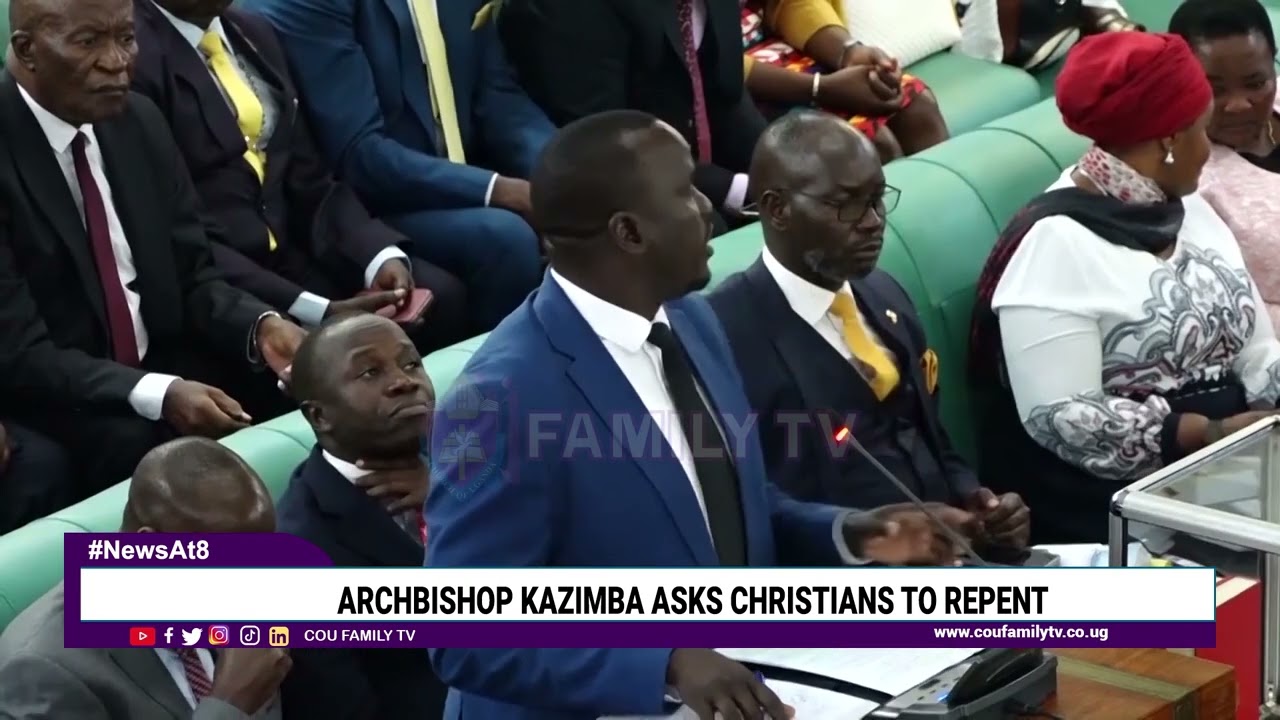Archbishop Kazimba Asks Christians To Repent.