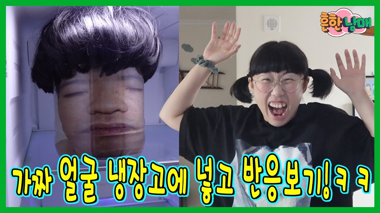 우당탕탕 홈비디오 21! 가짜 얼굴 냉장고에 넣고 에이미 반응보기!ㅋㅋㅋ