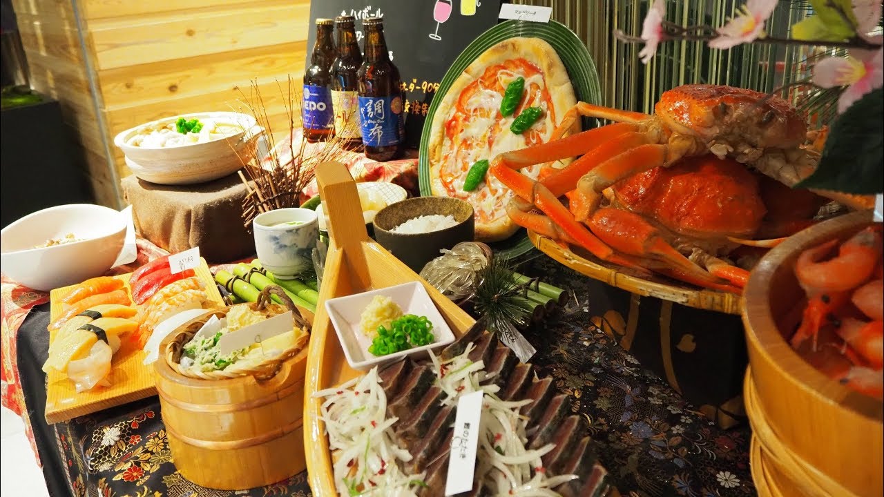 【食べ放題】大丸東京店でバイキング！【馳走三昧】カニやデザート等６０種が食べ放題！コスパ良し！東京・八重洲