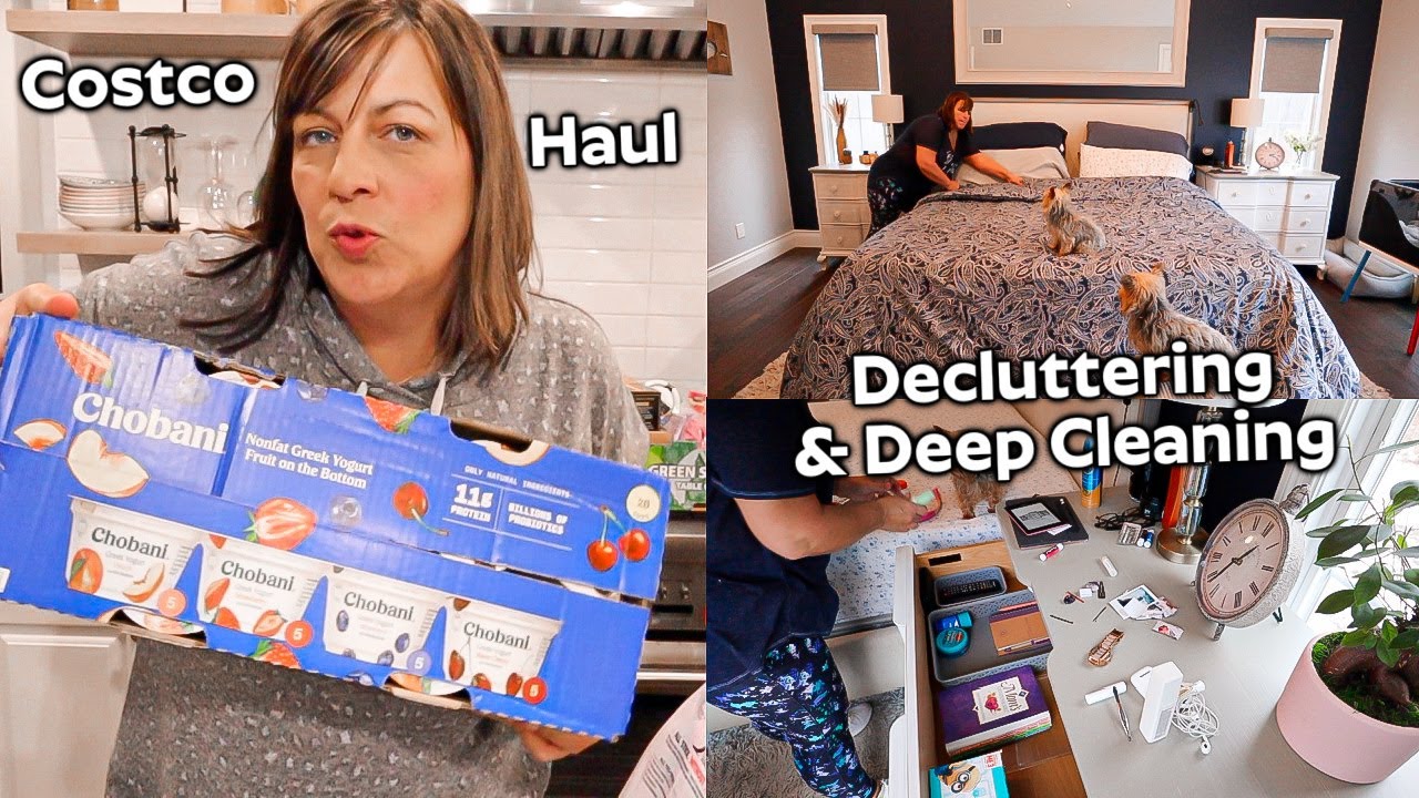 Deep Cleaning & Decluttering our Bedroom + Costco Grocery Shopping Haul