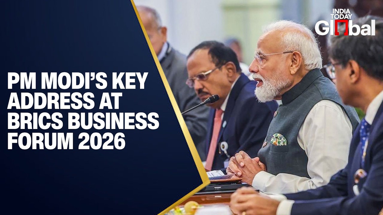 LIVE: PM Modi&rsquo;s Big Message To Global Leaders At BRICS Business Forum 2026