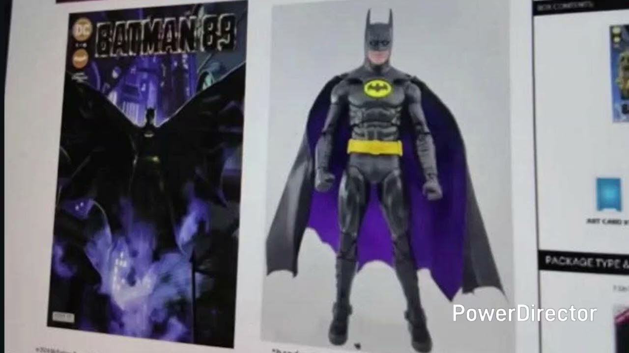 Первый взгляд на новые дыроколы Batman 89 от Mcfarlane Toys DC Multiverse