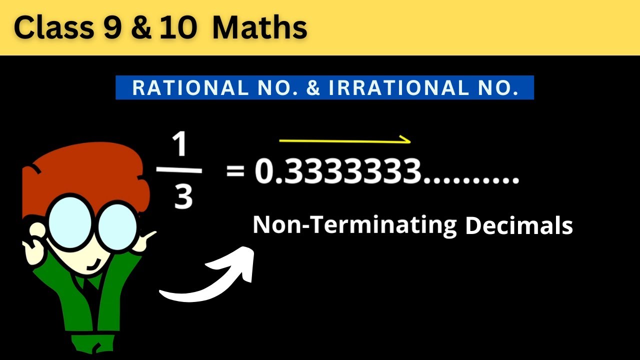 Rational & Irrational No. | Terminating & Non-terminating Decimals | Class 9 & 10 Maths