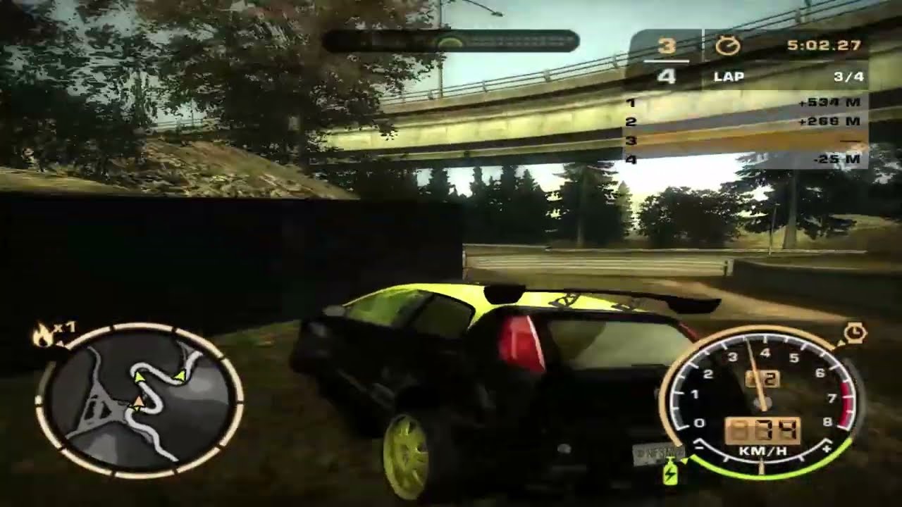 Fiat Punto Taxi   NFS MW Black List 3 Milestone Events 1 highlight