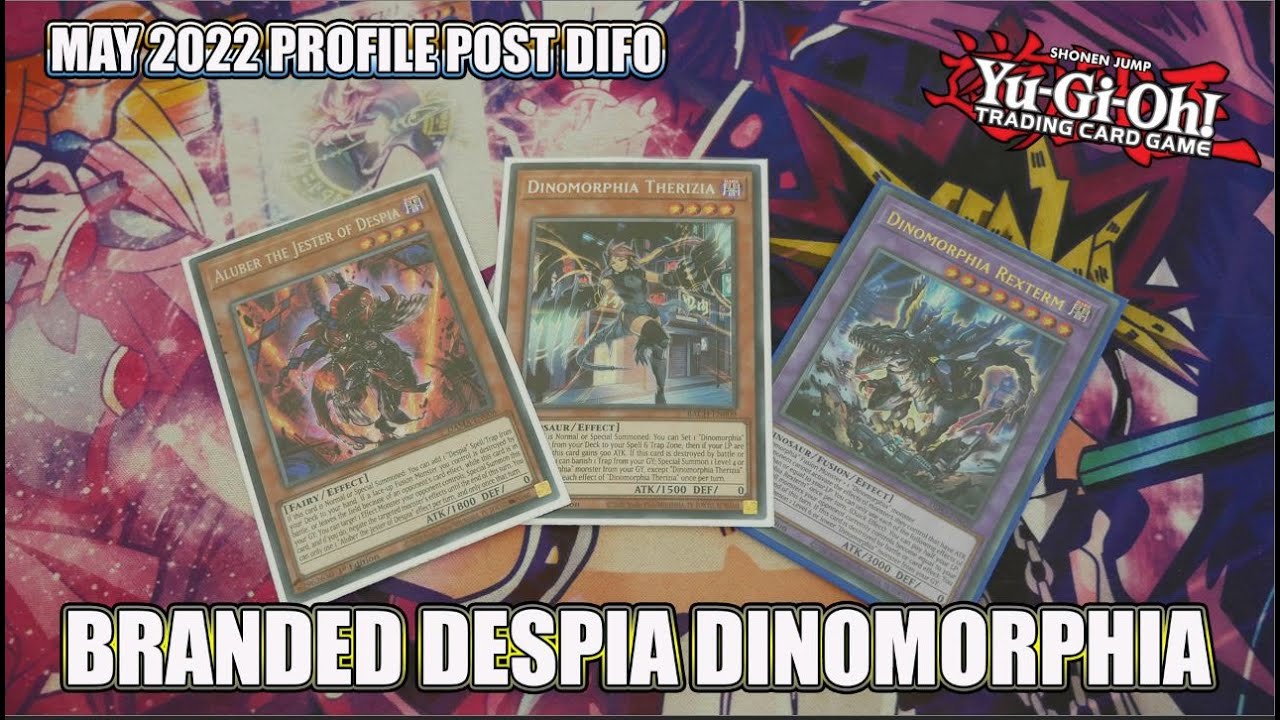 YUGIOH Branded Despia Dinomorphia Profile POST DIFO
