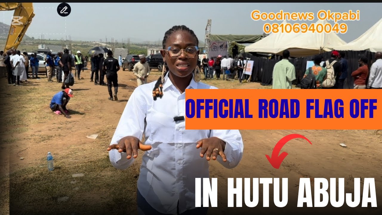 Come With Me to the Hutu Abuja Road Flag-Off! | Drive-Through + Real Estate Breakdown” #abujareale
