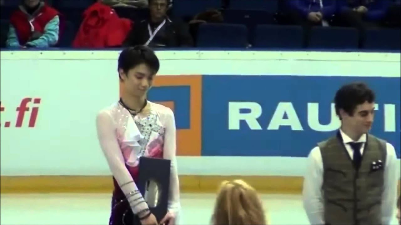 Yuzuru Hanyu Finlandia Trophy 2012 Seremony