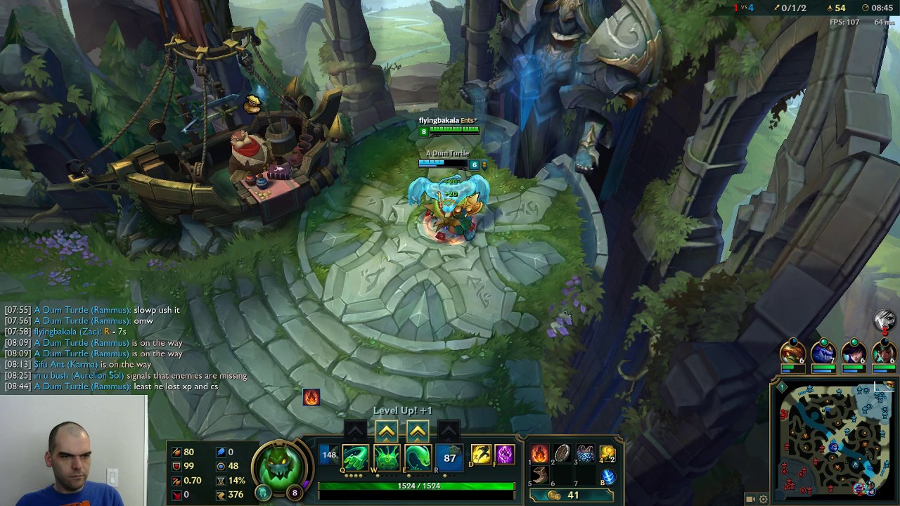 Zac vs Riven, top lane, with commentary