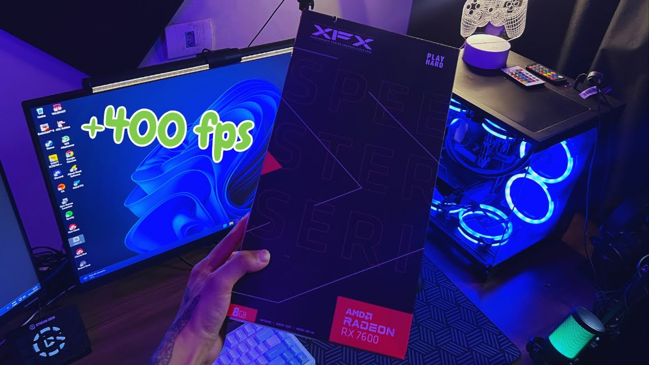 testando JOGOS na minha RX 7600 - VALEU A PENA?
