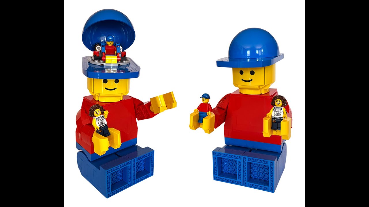 40649 Dev LEGO Minifig&uuml;r&uuml; Hızlı Yapım - Up Scaled LEGO Minifigure Speed Build