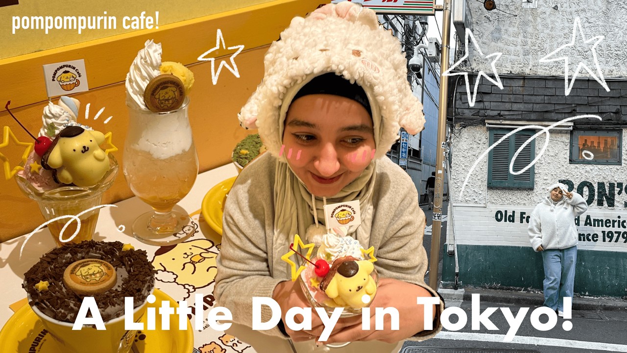 A Little Day in Tokyo | Harajuku, Pompompurin Cafe, and ...baseball!