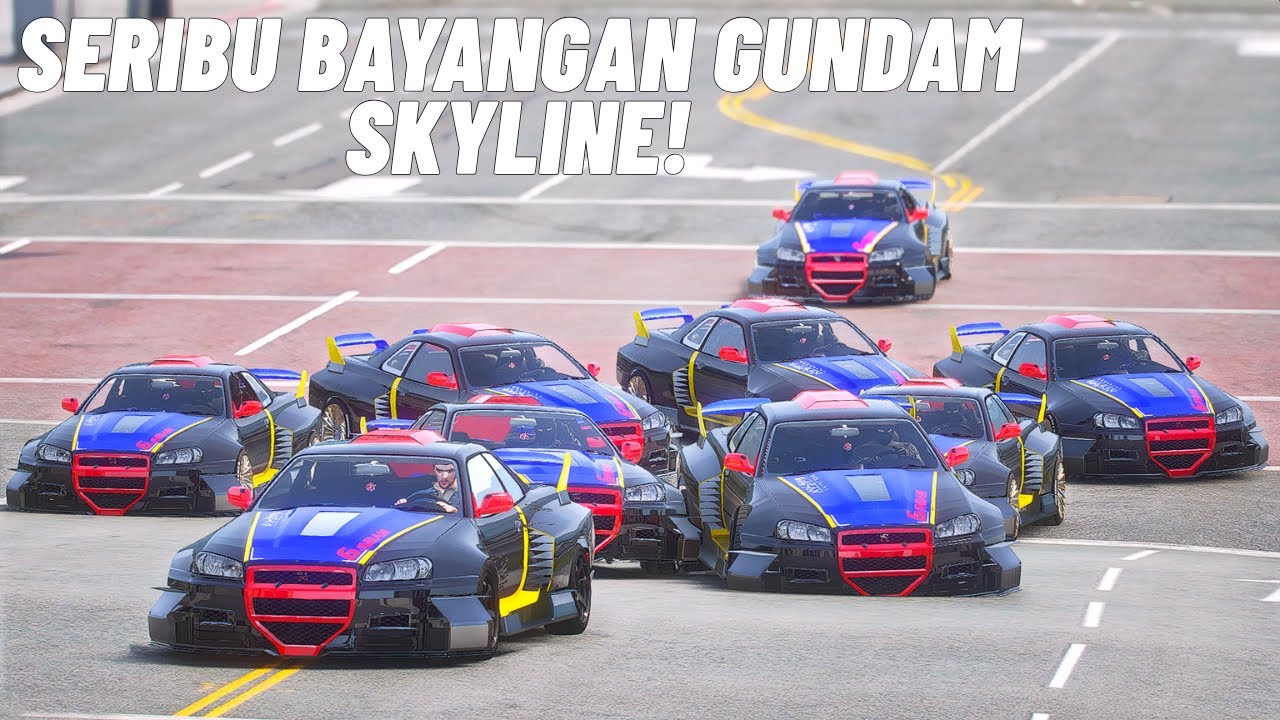 SERIBU BAYANGAN SKYLINE GUNDAM MENGUASAI KOTA