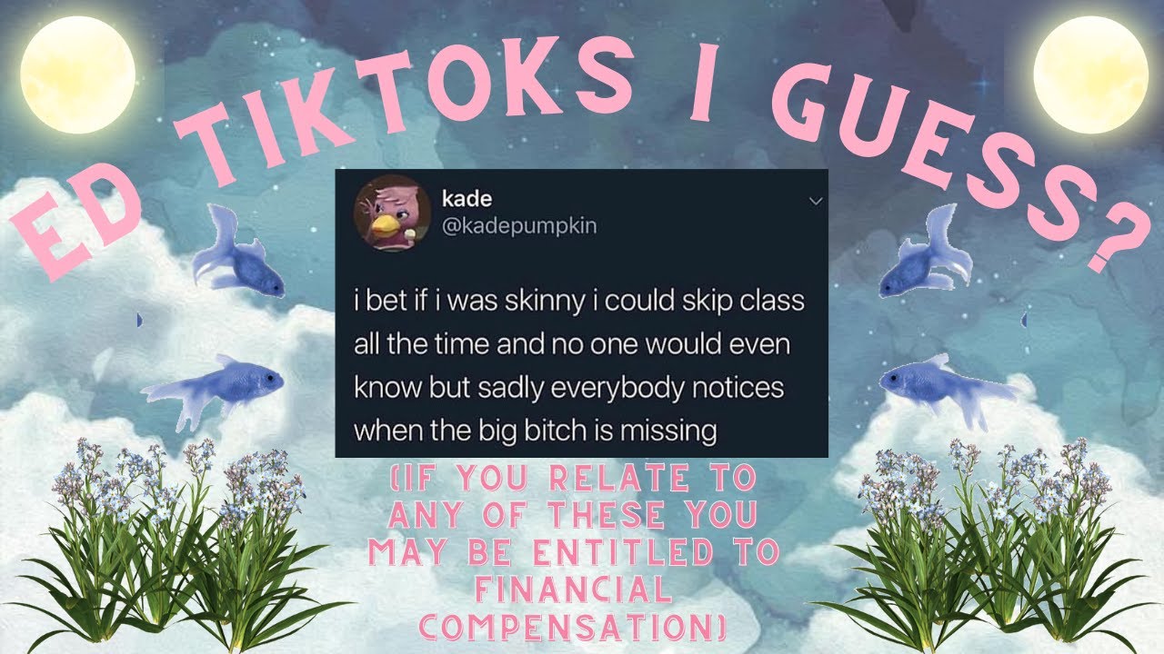 not memes, but ed tiktoks that fundamentally changed my brain chemistry// TW