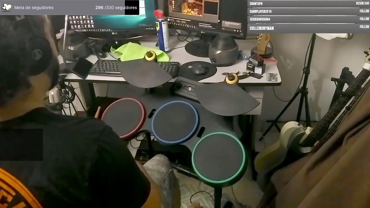 Drums on Guitar Hero World Tour:Definitive Edition!