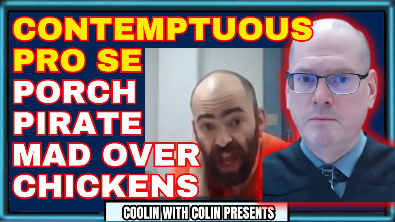 Contemptuous Pro Se Porch Pirate Offended By Chickens