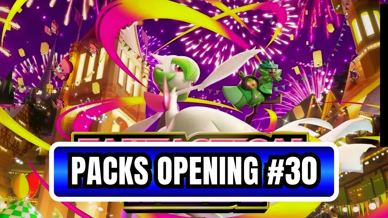 Открытие 30-го набора POKÉMON TCG POCKET – Открытие 10 наборов FANTASTICAL PARADE | 4K