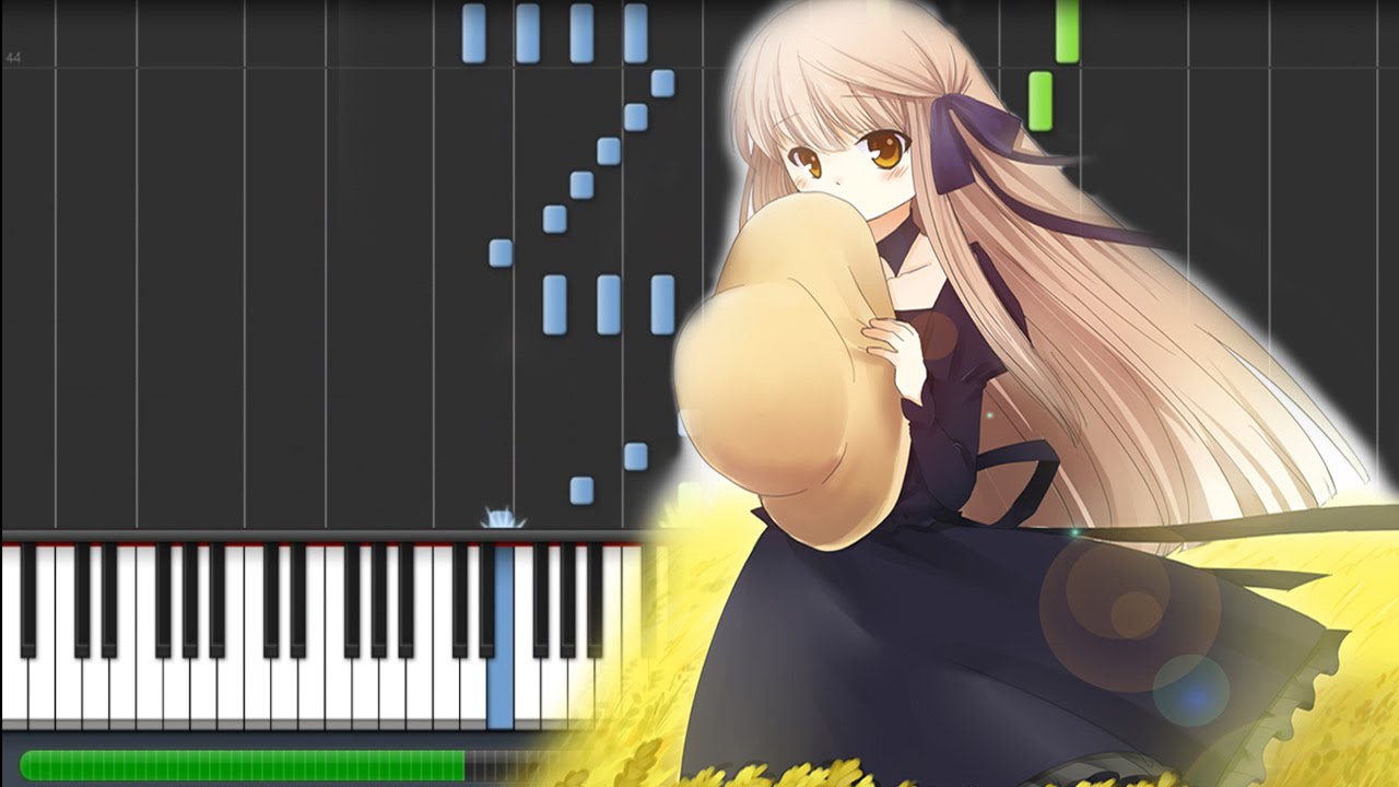 【FULL】Rewrite [ リライト ] Akane's Route ED - Itsuwaranai Kimi e (Piano Synthesia Tutorial + Sheet)