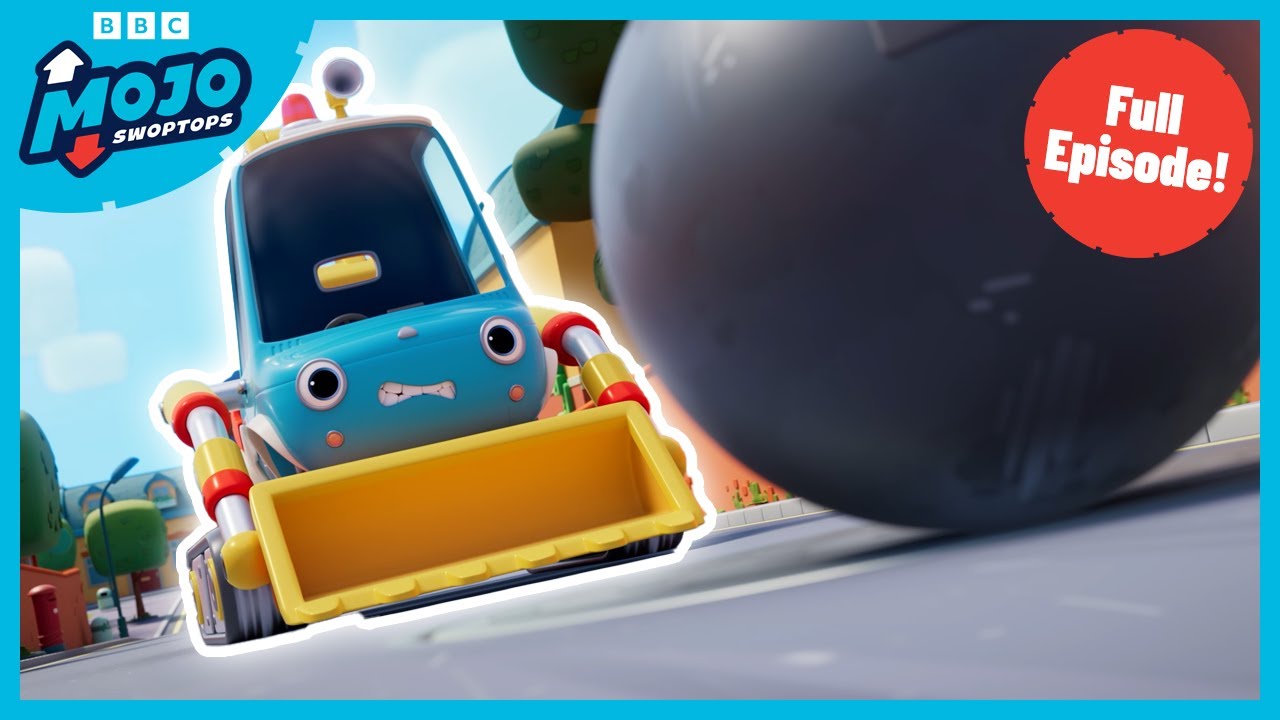 Mojo Drops The Ball | FULL EPISODE - S1 E24 | Mojo Swoptops - Kids Truck Cartoon