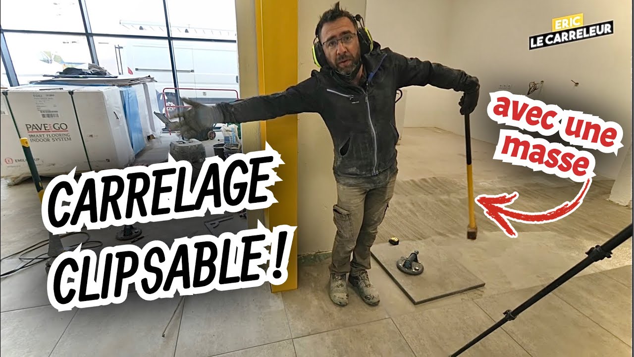 L’INCROYABLE Carrelage Clipsable !