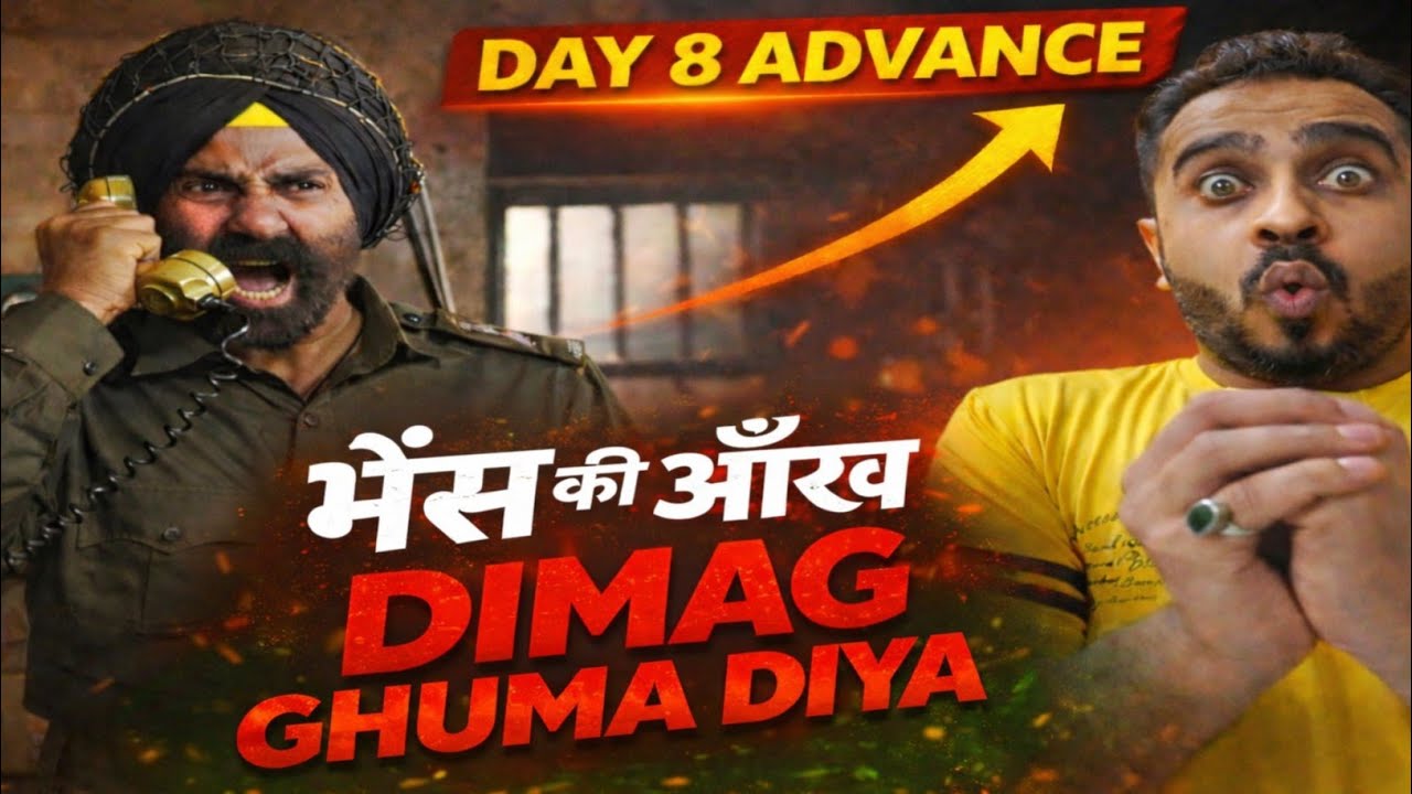 Dimag Ghuma Diya - Border 2 Day 8 Advance Booking | Sunny Deol