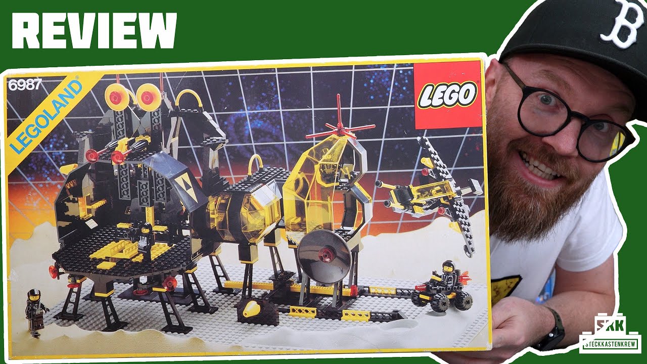 Dickes Ding mit Wow-Effekt: LEGO&reg; 6987 Message Intercept Base von Blacktron 1 aus 1988 [Review]