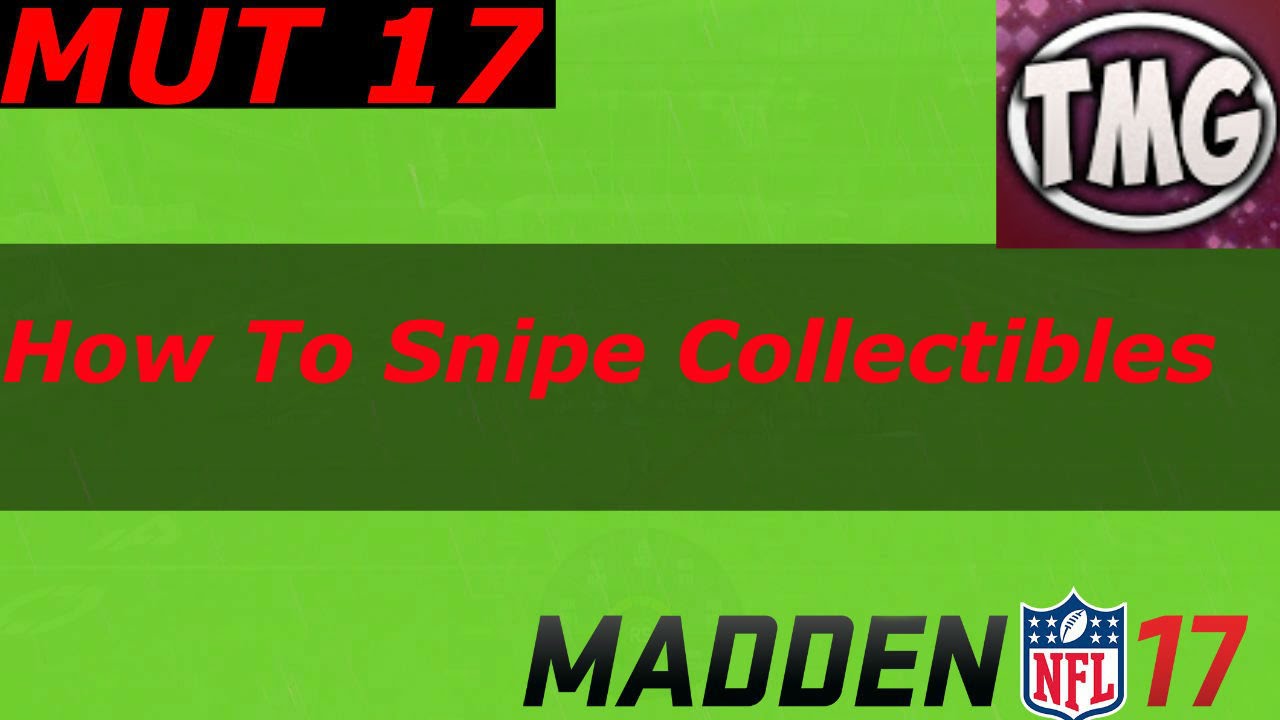 How to Snipe Player and Collectables in Sets In MUT 17!!!!