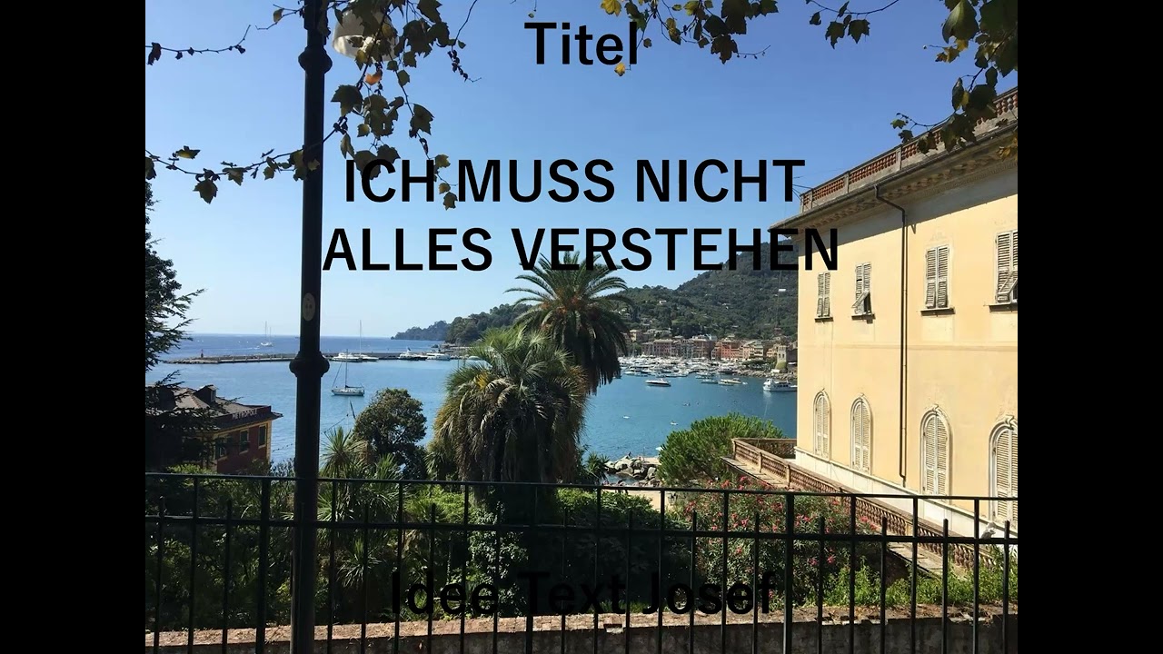 Ich muss nicht alles verstehen