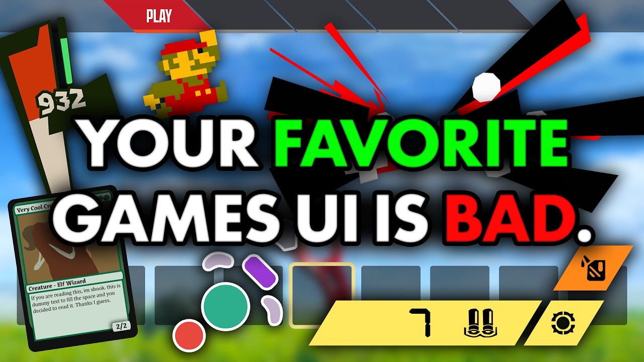 Your Favorite Game's UI is Bad.