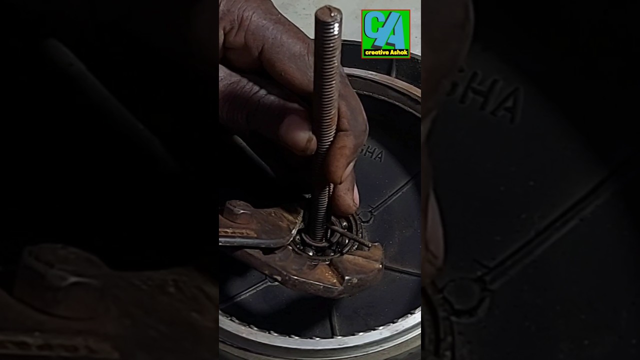 without puller fan bearing remove// #youtube #ytshort #youtubeshorts